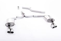 Toba Sport Cat-back  cu patru tipsuri GT80 - Audi A4 2.0 TDi B8 177PS quattro Saloon - Avant 2009-2011