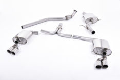 Toba Sport Cat-back cu patru tipsuri GT80 - Audi A4 2.0 TFSI S line B8 (2WD and quattro Tiptronic-only) Saloon & Avant 2008-2011
